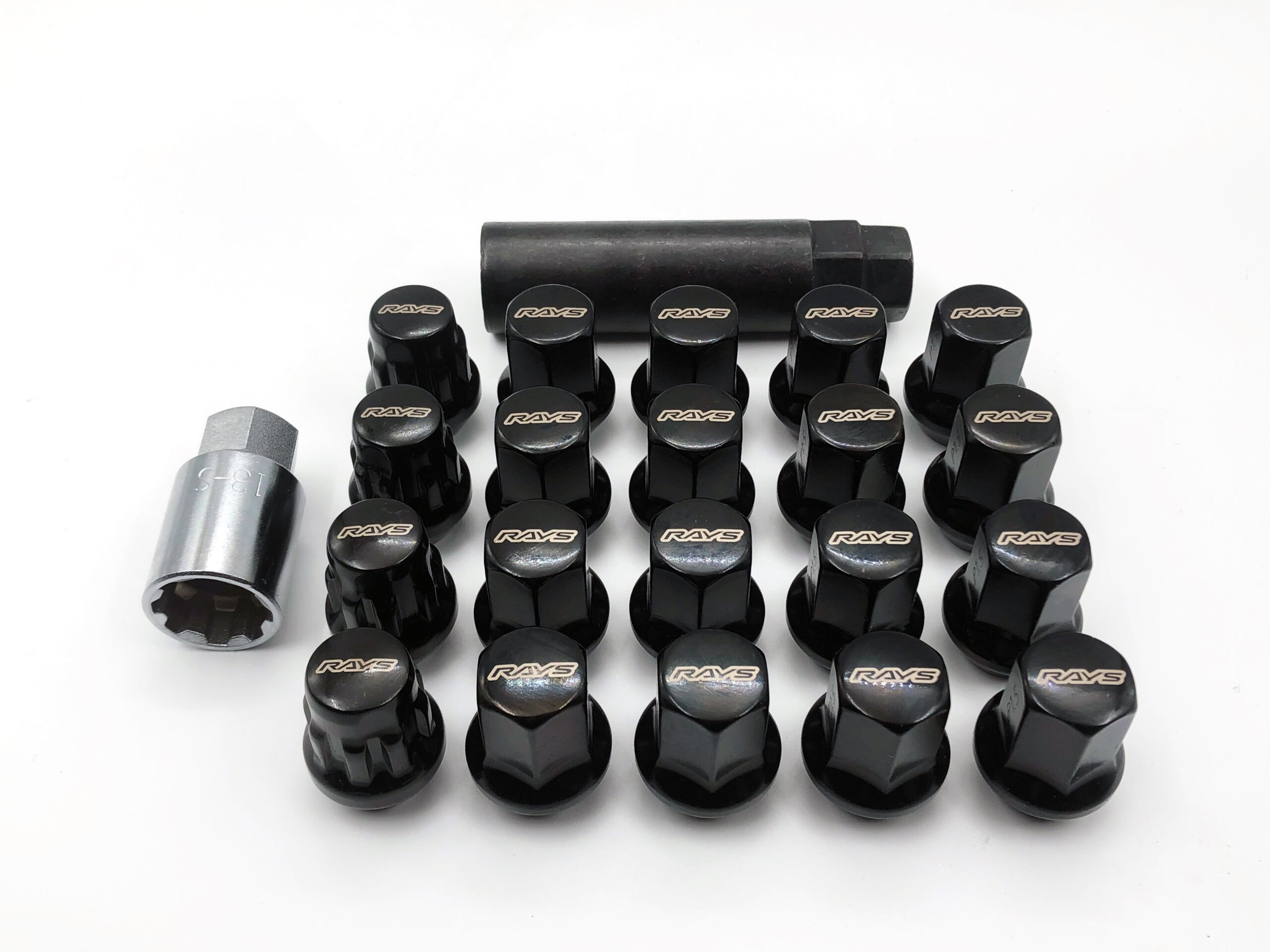 RAYS 17HEX L31 NUT and LOCK 12X1.5/5H BK