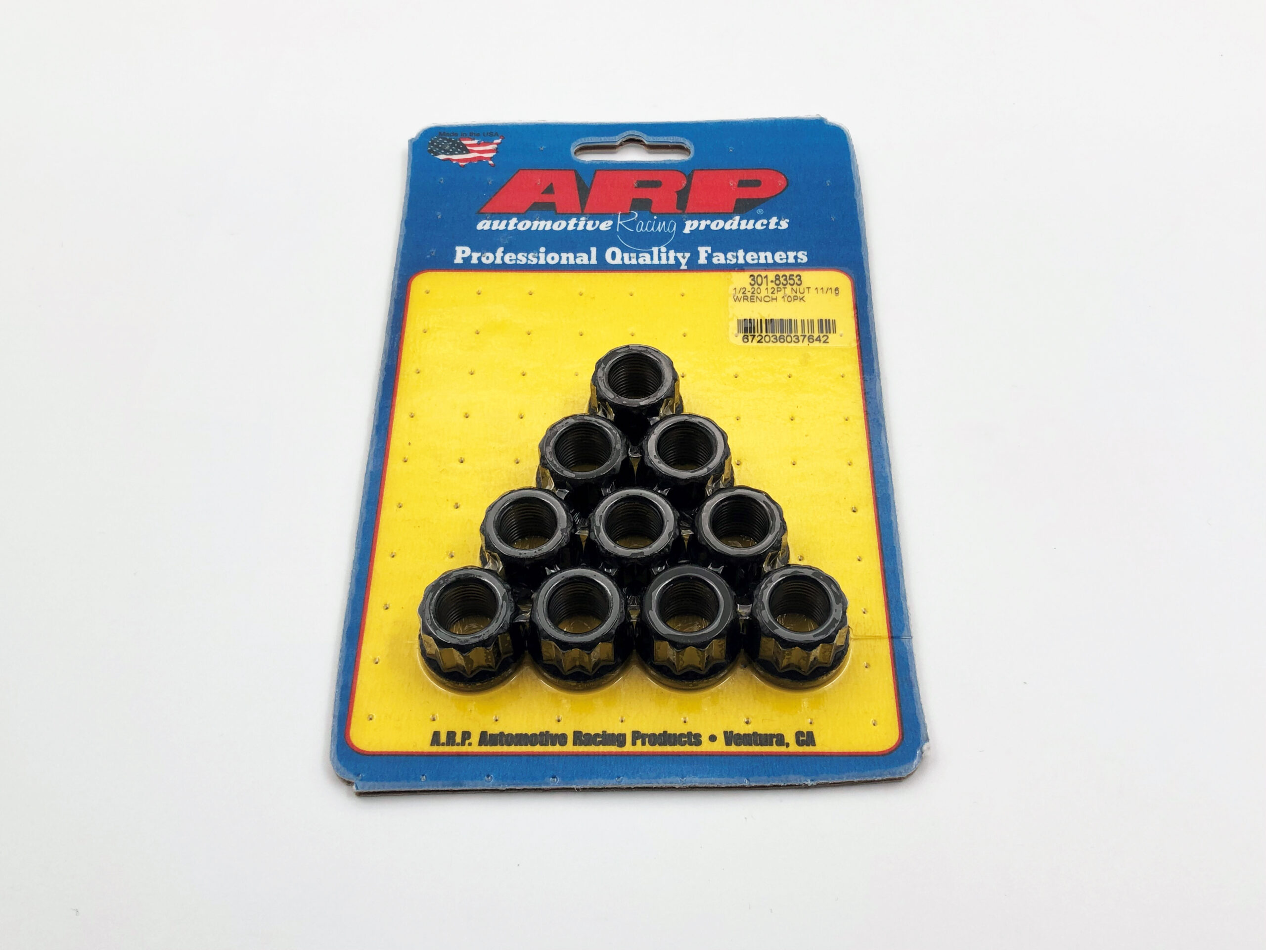 ARP 1/2-20 11/16 socket 12pt nut kit – 10pk
