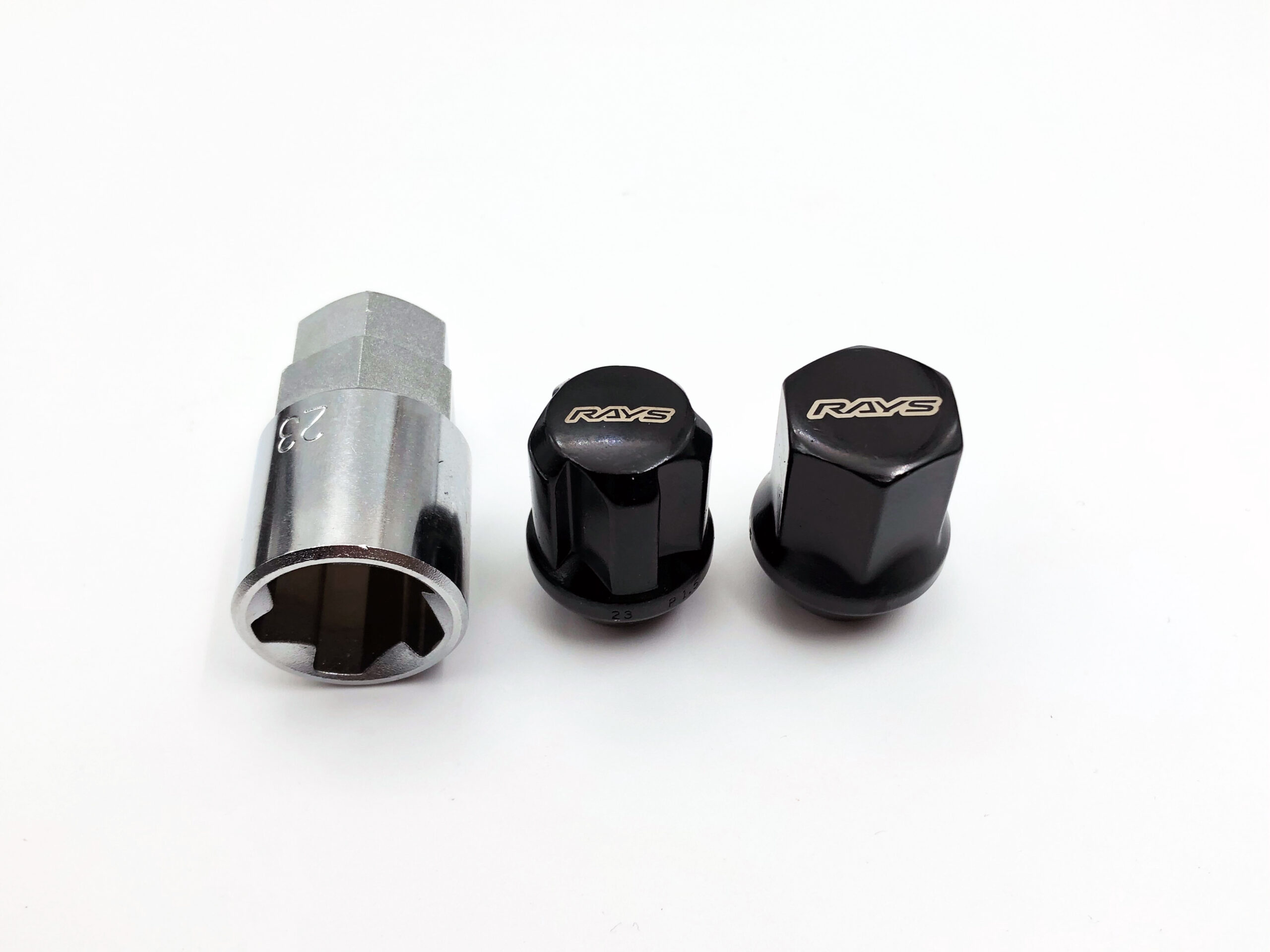RAYS 19HEX L31 NUT and LOCK 12X1.5/5H BK