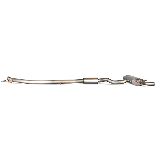 Scorpion Resonated cat-back system with electronic valve for Merc