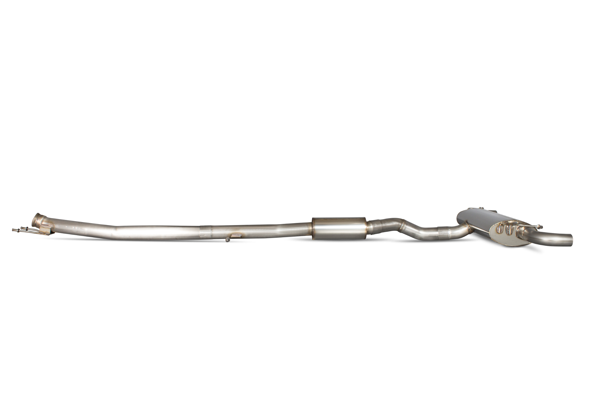 Scorpion Resonated cat-back system with electronic valves for Mer