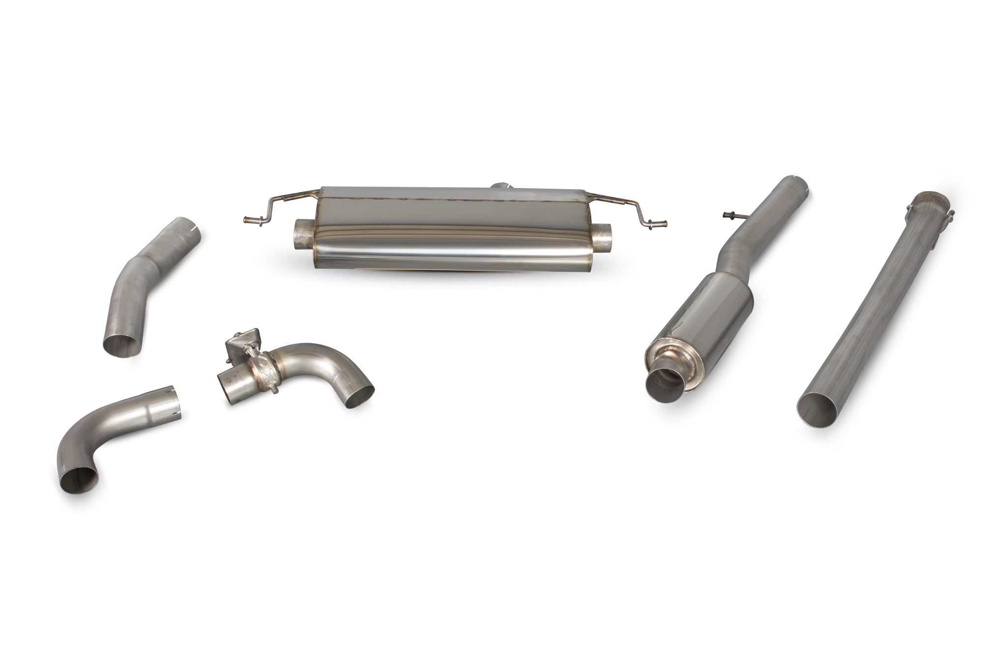 Scorpion Resonated cat-back system with electronic valves for Mer