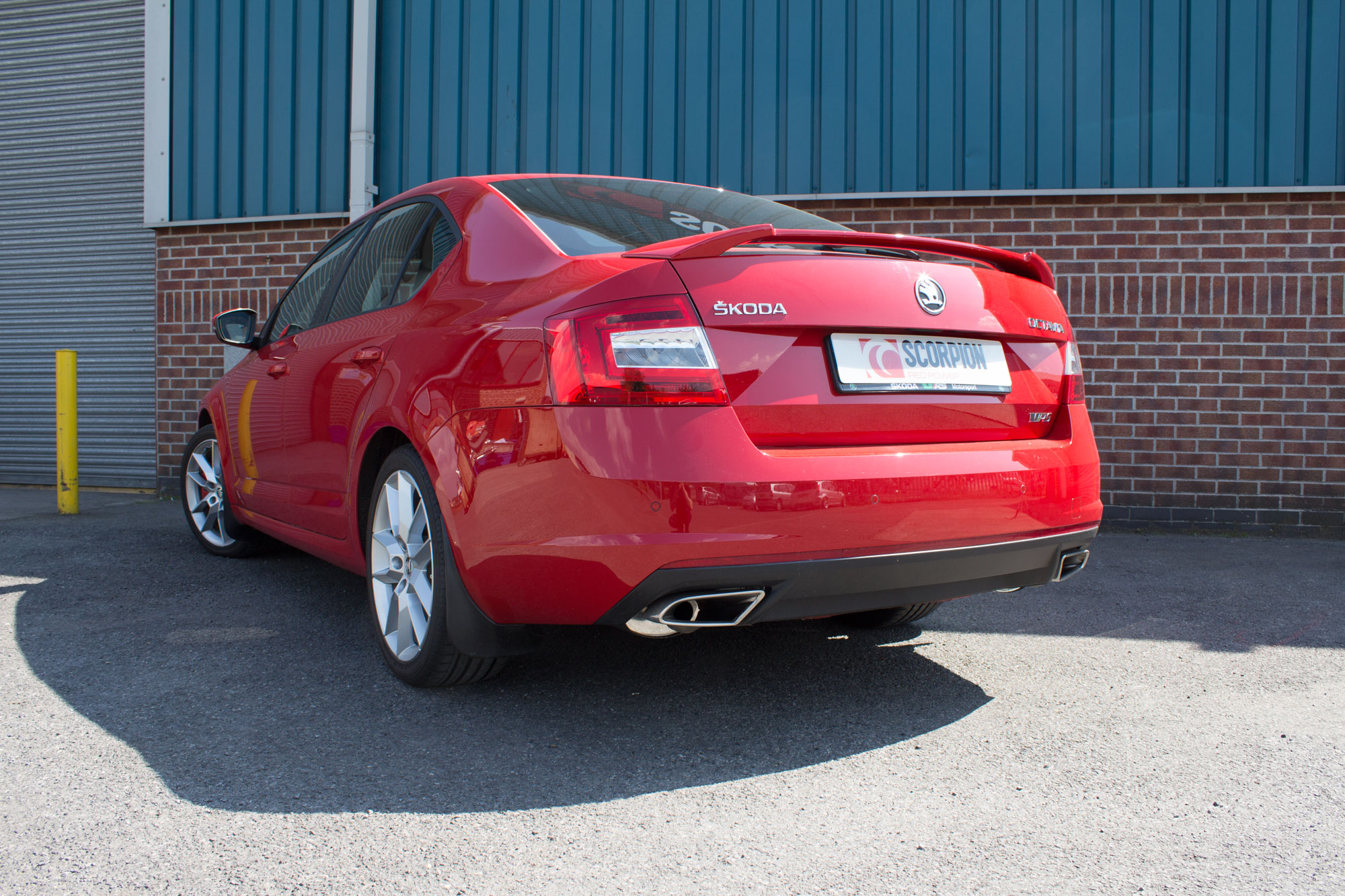 Scorpion Non-resonated cat-back system for Skoda Octavia vRS 2.0