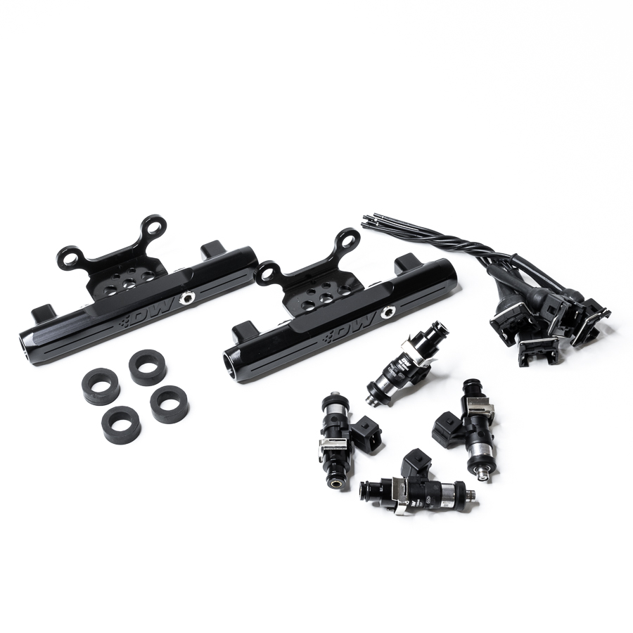 DW Subaru side feed to top feed fuel rail conversion kit and