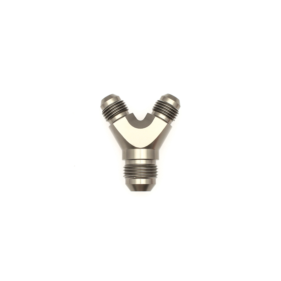 DW 6AN Male Flare  6AN Male Flare to 8AN Male Flare Y Block