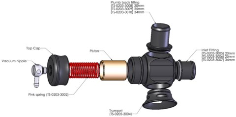 Turbosmart BOV Kompact Dual Port-34mm