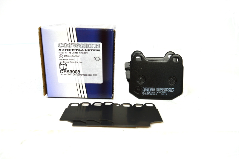 Cosworth Streetmaster Rear Brake Pads Nissan 350Z, Subaru Impreza WRX STi 2002+