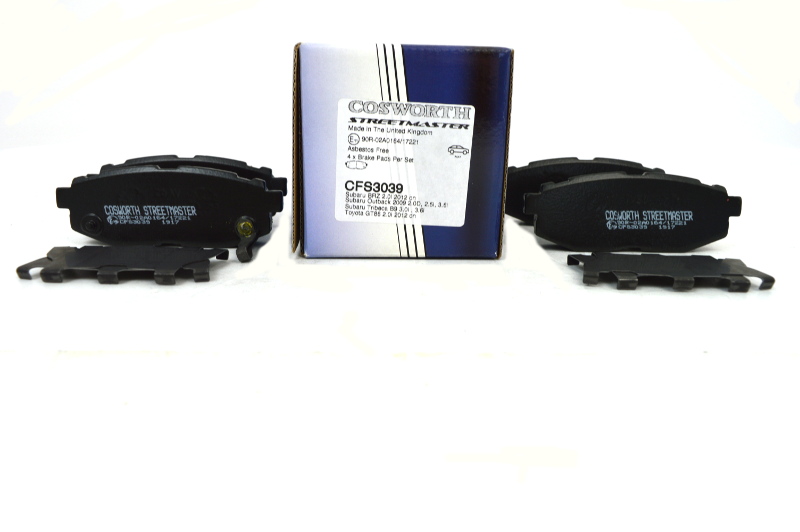 Cosworth StreetMaster Rear Brake Pads Toyota GT86 Subaru BRZ FA20