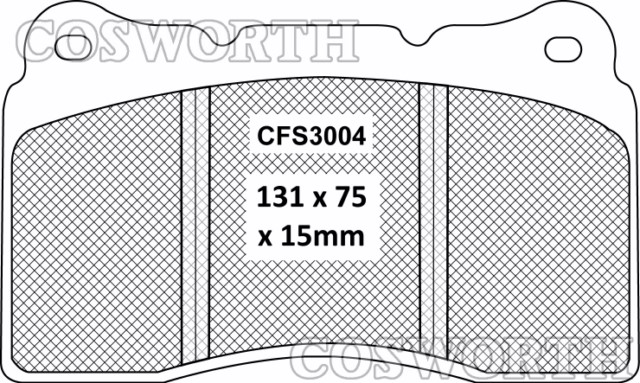 Cosworth StreetMaster Front Brake Pads Mitsubishi Evo 5-10