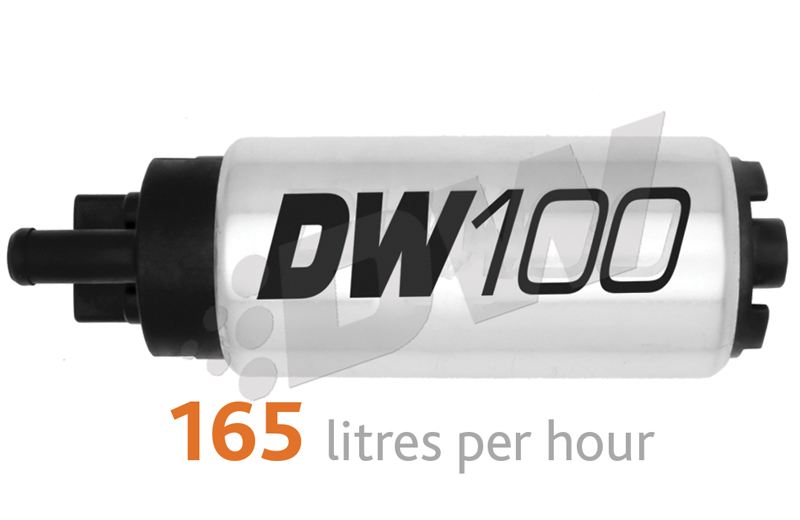 DW DW100 series  165lph in-tank fuel pump w  Universal Insta