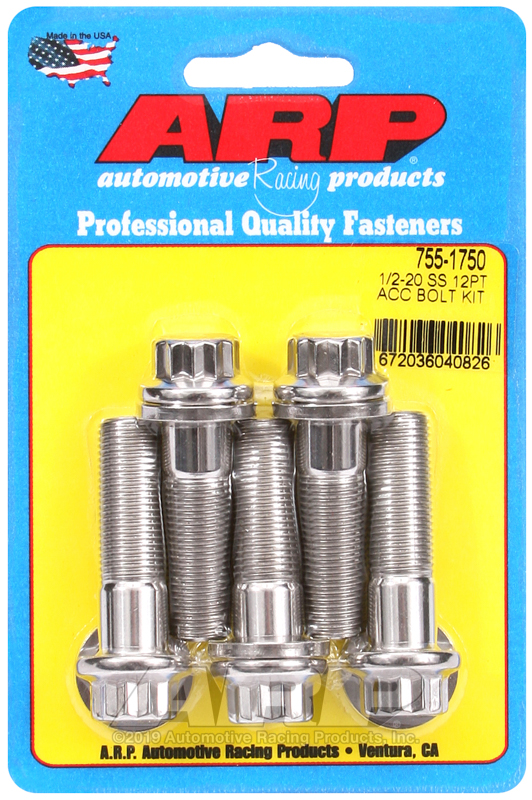 ARP 1/2-20 x 1.750 12pt SS bolts