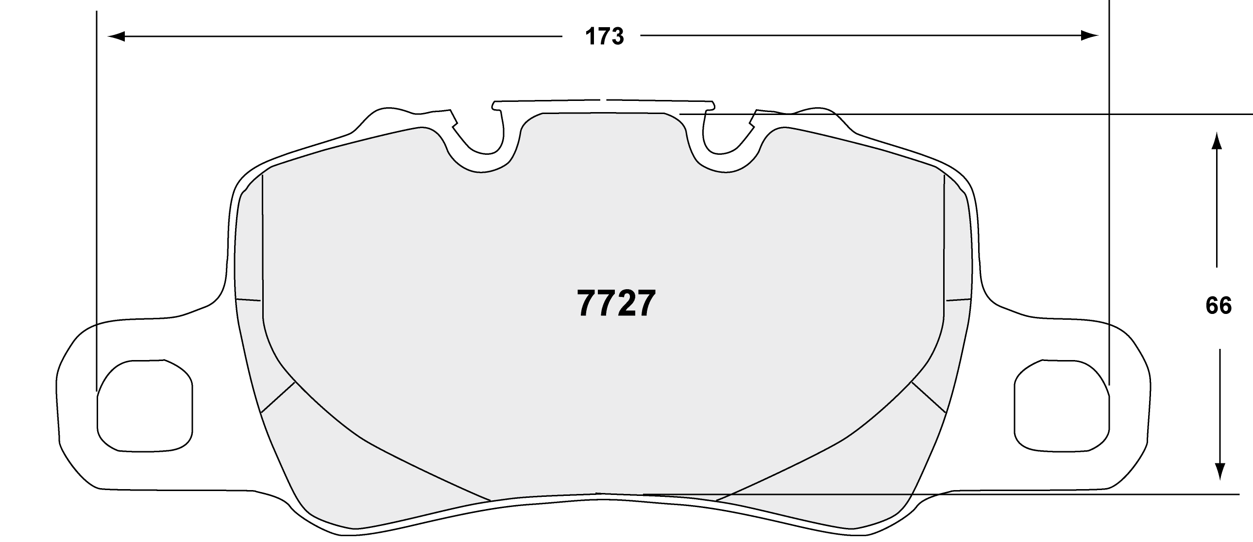 PFC 7727 Race Pad Set – 11 Compound 18 mm