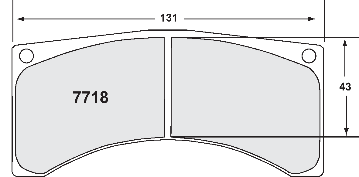 PFC 7718 Race Pad Set – 05 Cmpd 18 mm