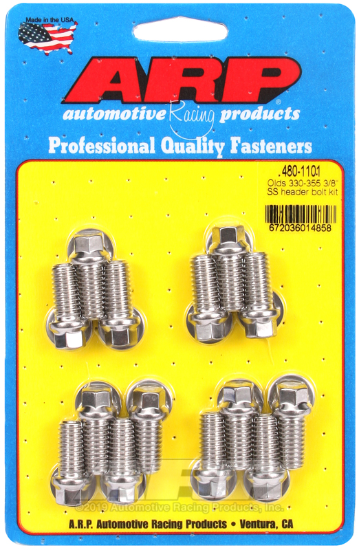 ARP Olds 330-455 3/8 SS header bolt kit