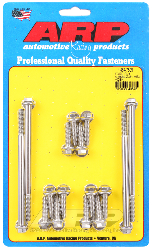 ARP SB Ford PN  M-6582-Z351 hex valve cover bolt kit