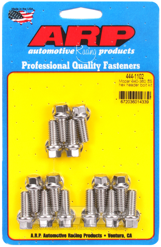 ARP Mopar 340-360 SS hex header bolt kit