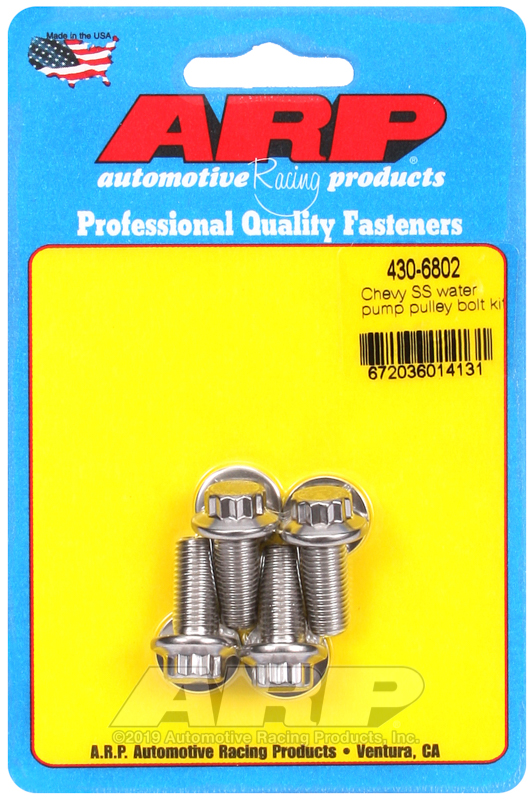 ARP Chevy SS water pump pulley bolt kit