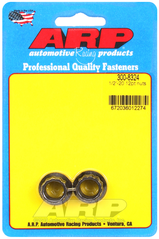 ARP 1/2-20 12pt nut kit