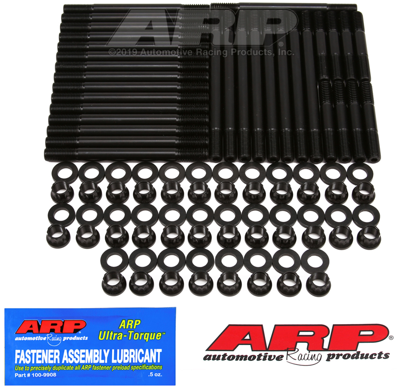 ARP BBC Dart blk w/Dart head 12pt head stud kit
