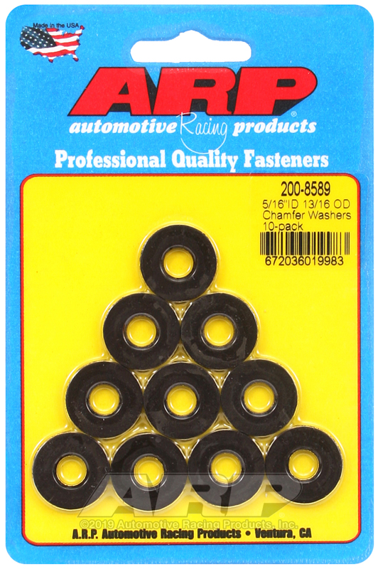 ARP 5/16 ID 13/16 OD chamfer washers