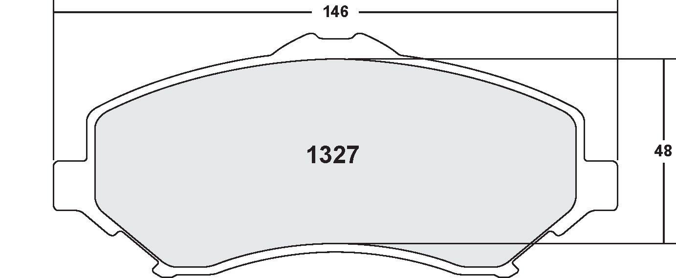 PFC 1327 Z-Rated Brake Pad Set