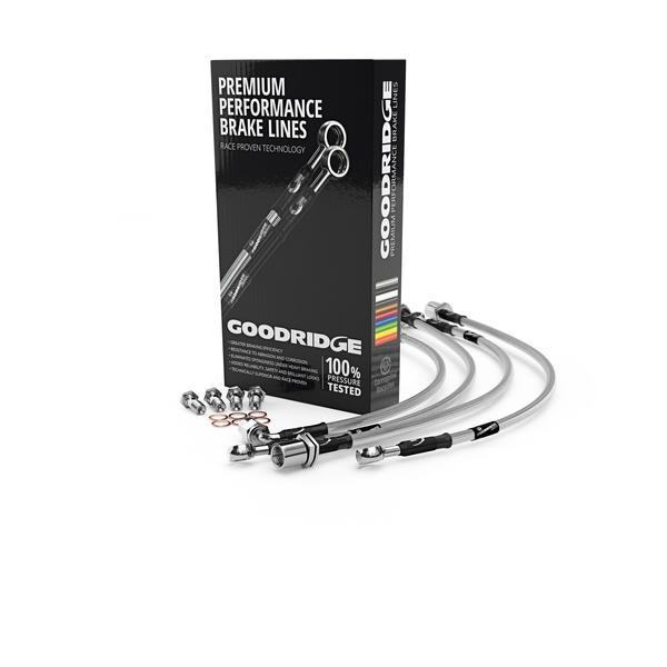 Goodridge Zinc Plated Stainless Steel Brake Lines – Toyota GT86 Subaru BRZ