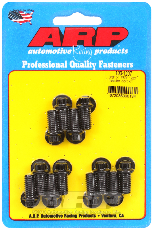 ARP 3/8 X .750 12pt header bolt kit