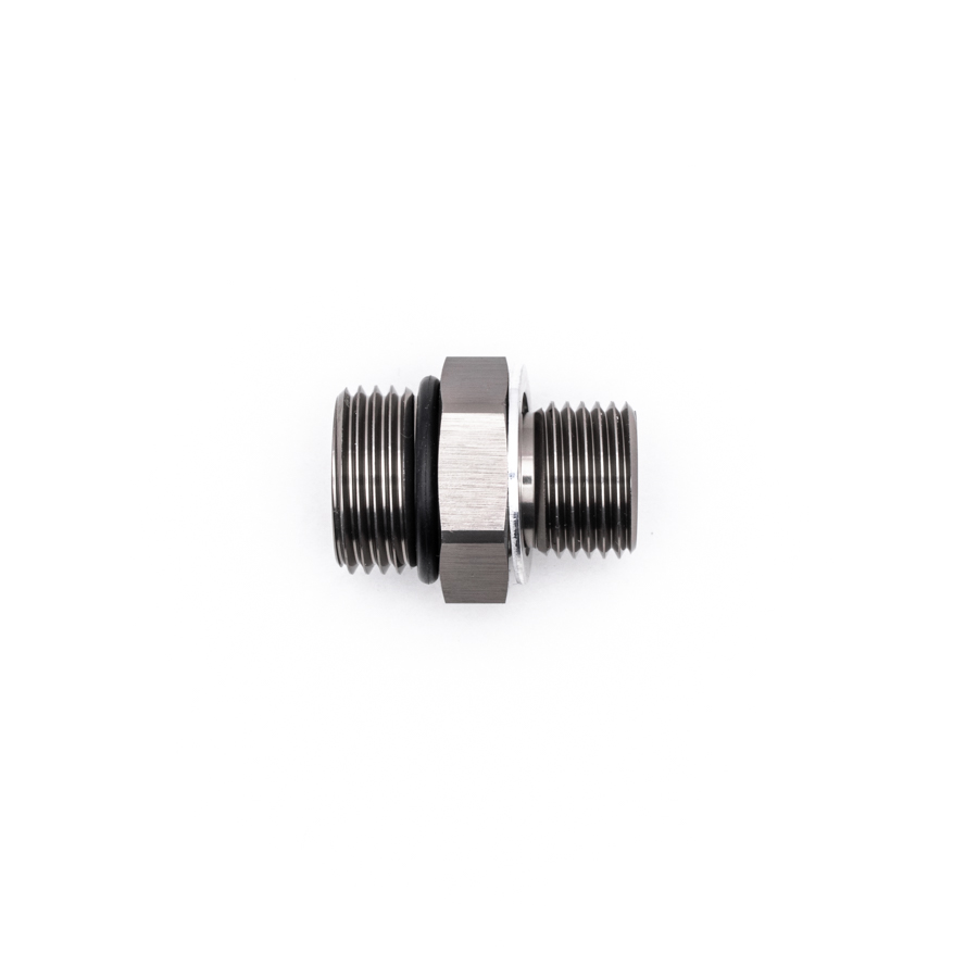 DW 8AN Male Flare to 3 8 Hardline Compression Adapter incl
