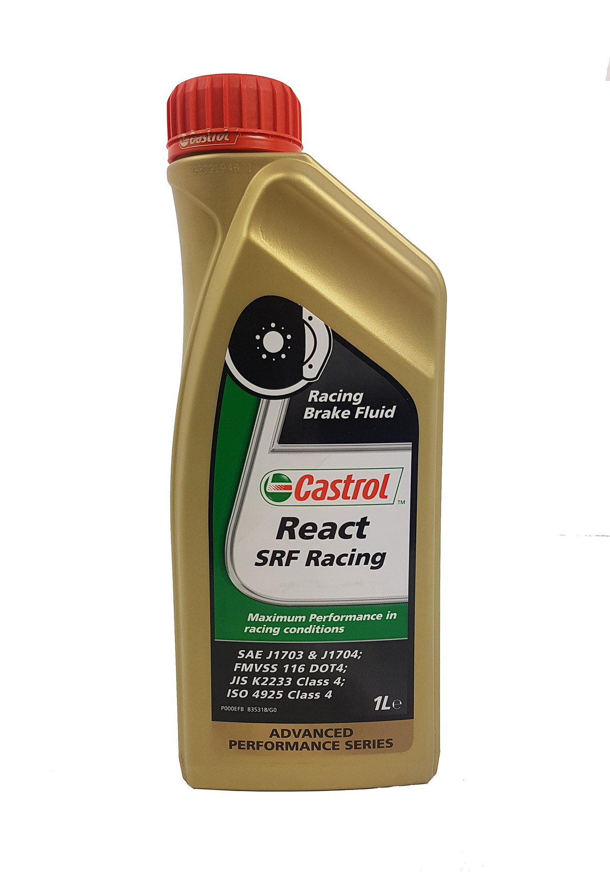 Castrol React Performance DOT 4 Brake Fluid – 1L
