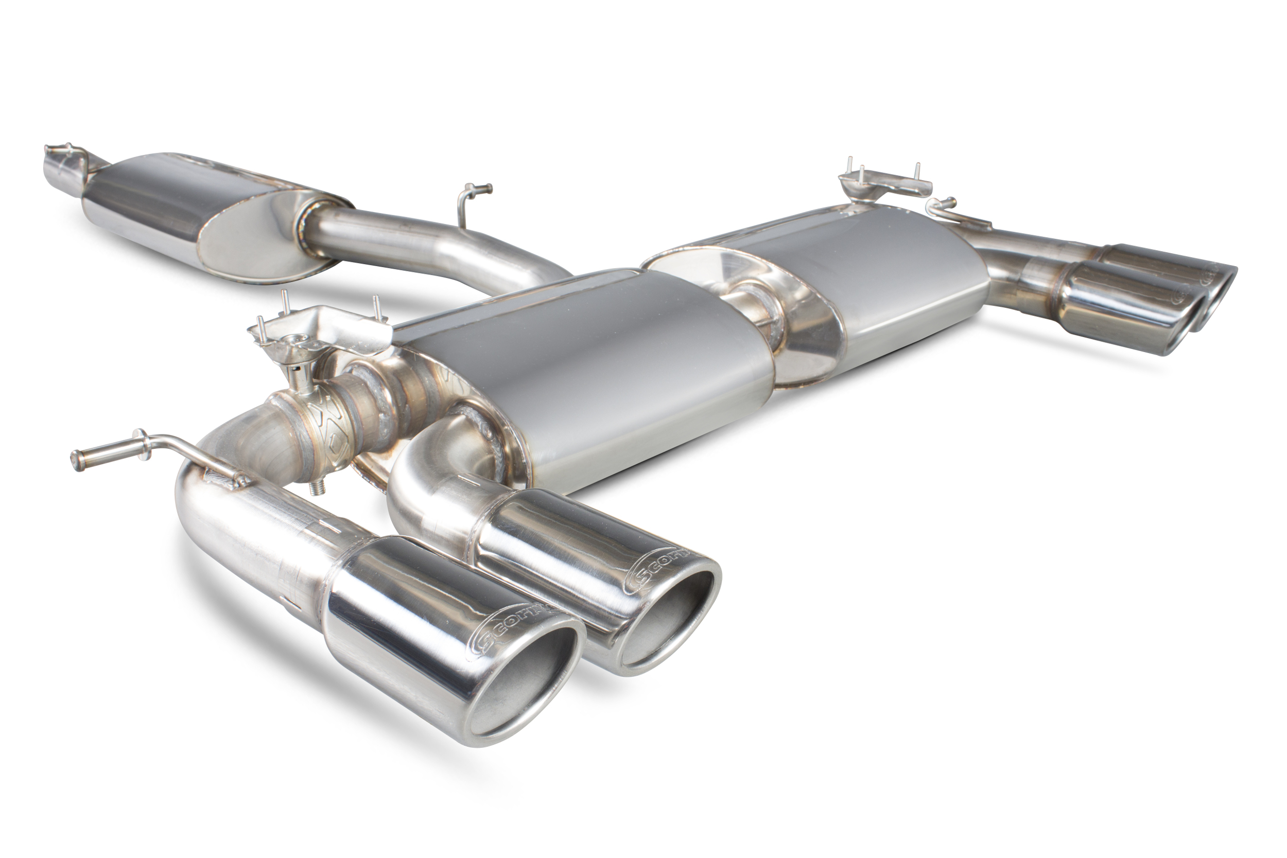 Scorpion Resonated cat-back system with electronic valves for Vol