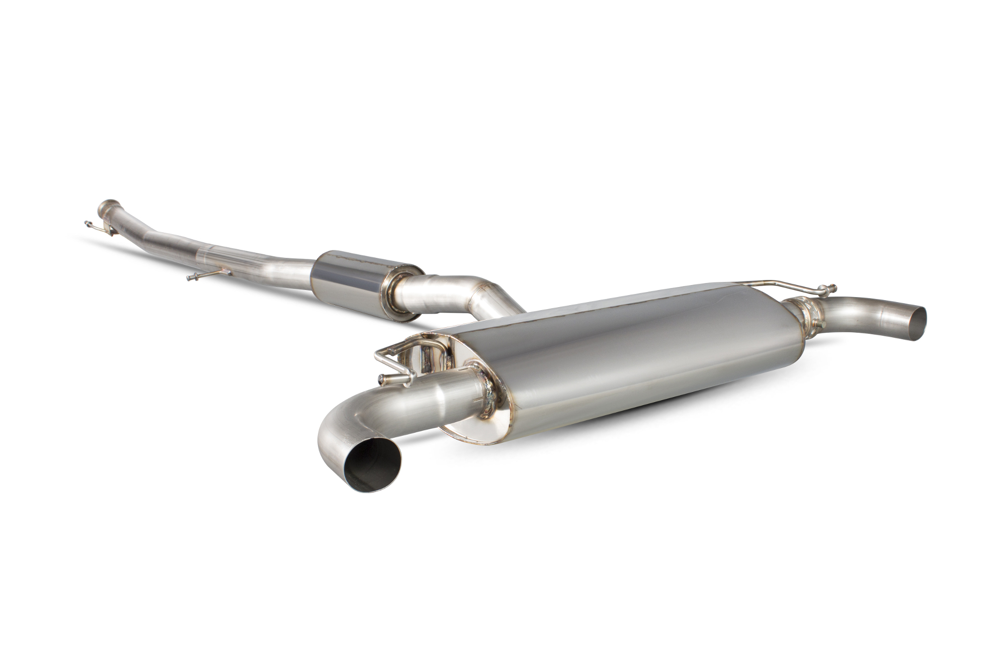 Scorpion Resonated cat-back system with electronic valves for Mer