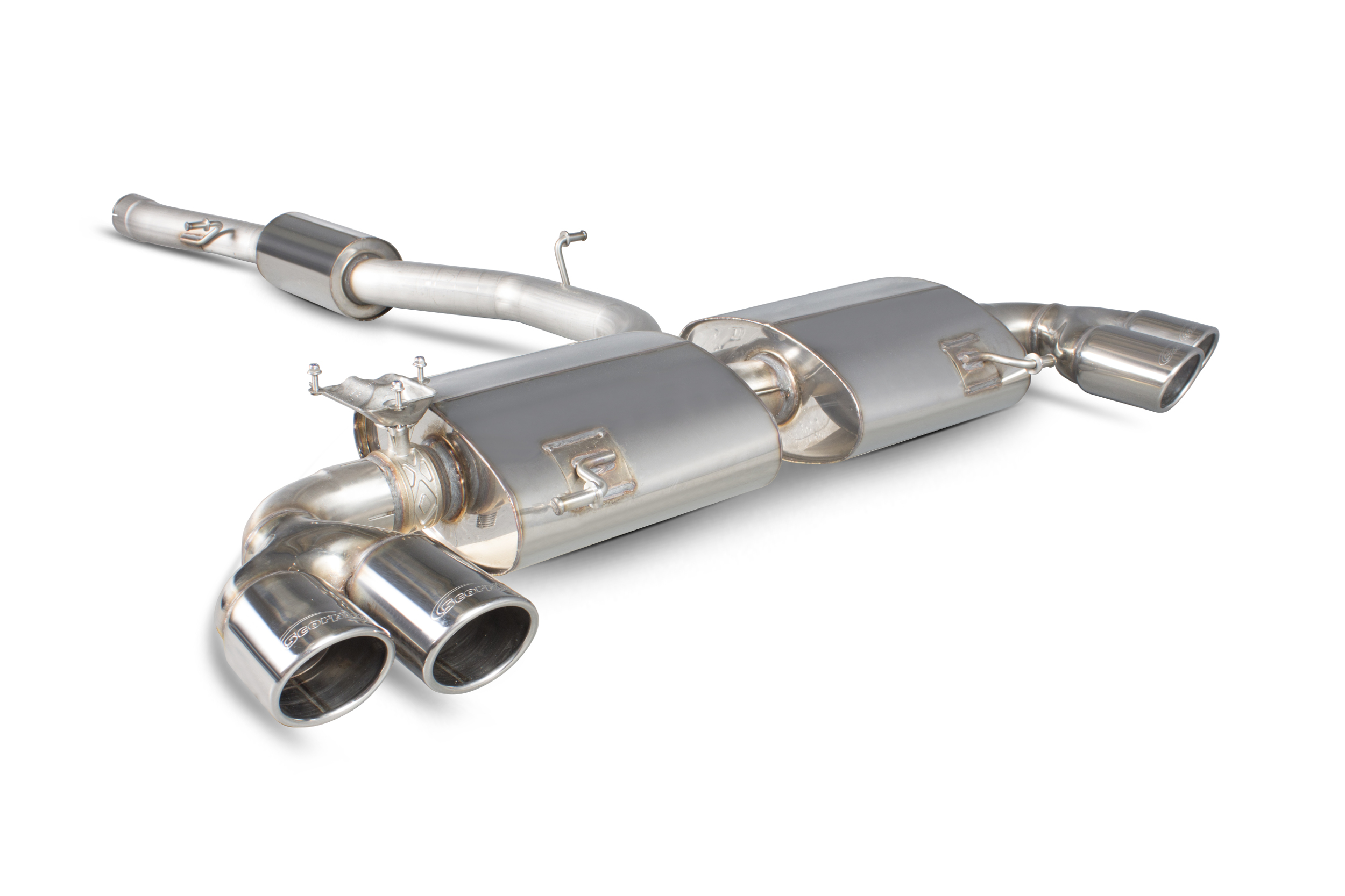 Scorpion Resonated cat-back system with electronic valves  for Au