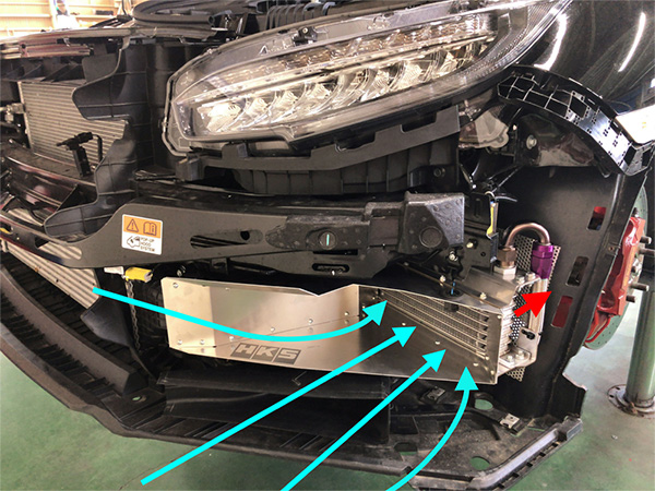 HKS Oil Cooler Kit for Honda FK8 Civic Type R