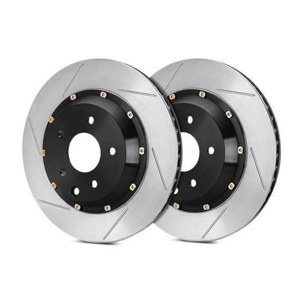 Stoptech Aero-Rotors Audi RS4 B7 Slotted Rear Brake Discs 325x22mm