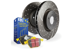 EBC Front Disc and Brake Pad Kit (Yellow Brake Pads + GD Disc)
