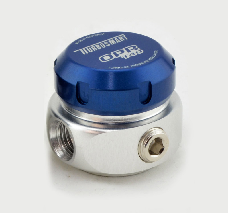 Turbosmart OPRt40 Oil Pressure Regulator – Blue