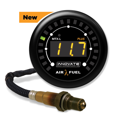 Innovate Digital MTX-L PLUS Gauge Kit w/O2 sensor(8FT cable)