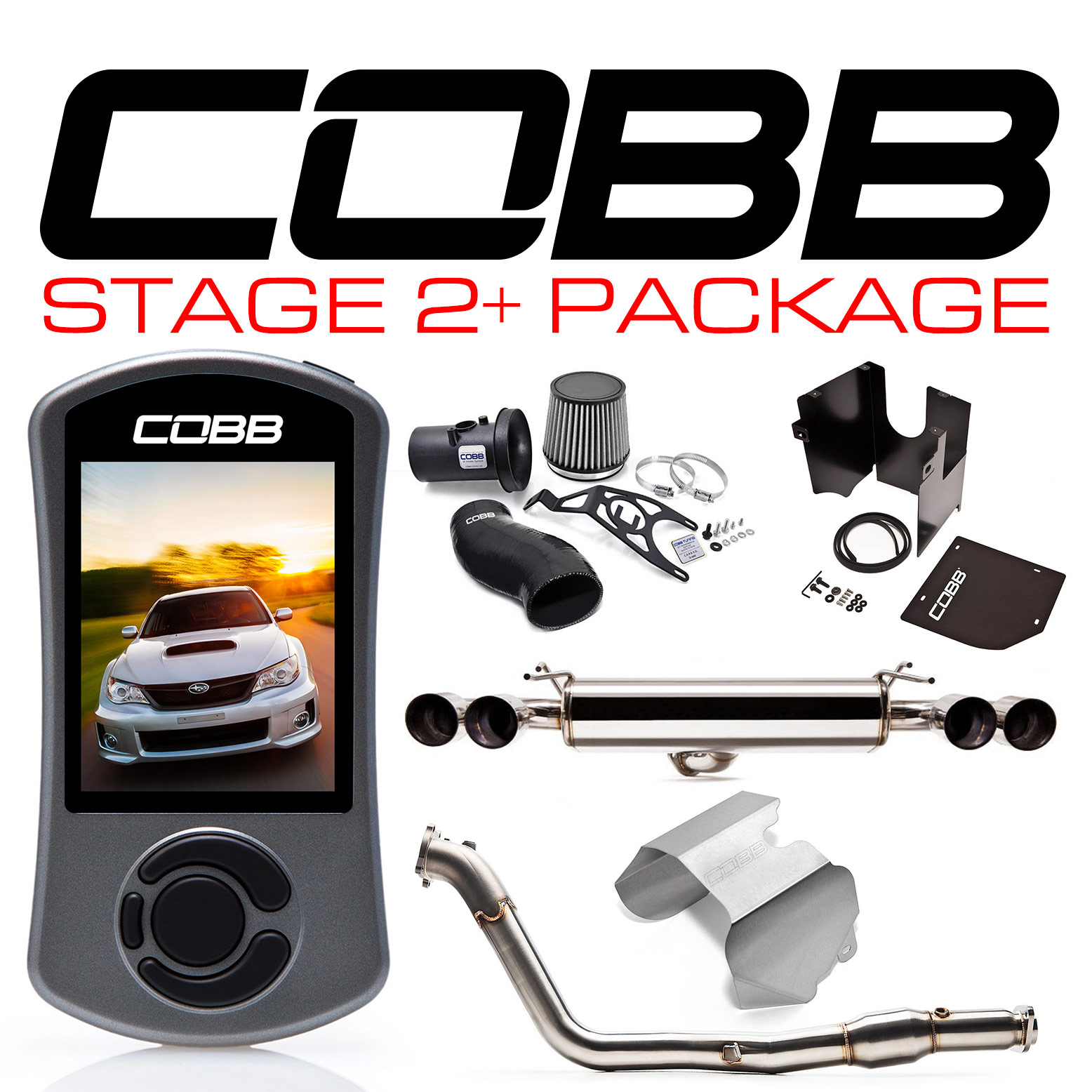Cobb Subaru 11+ WRX Hatch Stage 2+ Power Package w-V3