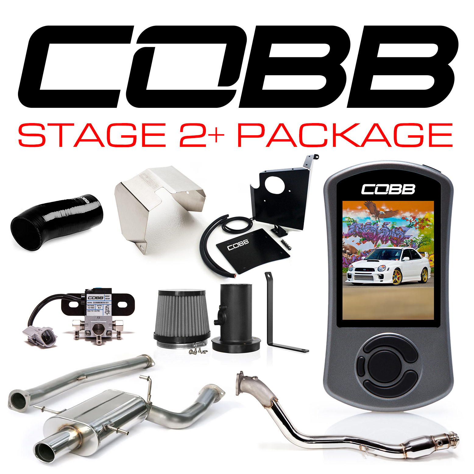 COBB  Subaru 02-05 WRX Stage 2plus Power Package w-V3