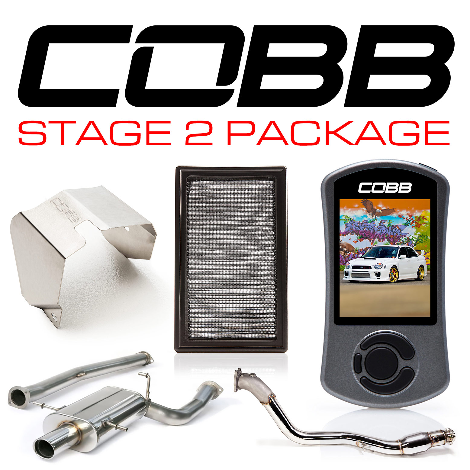 COBB  Subaru 02-05 WRX Stage 2 Power Package w-V3