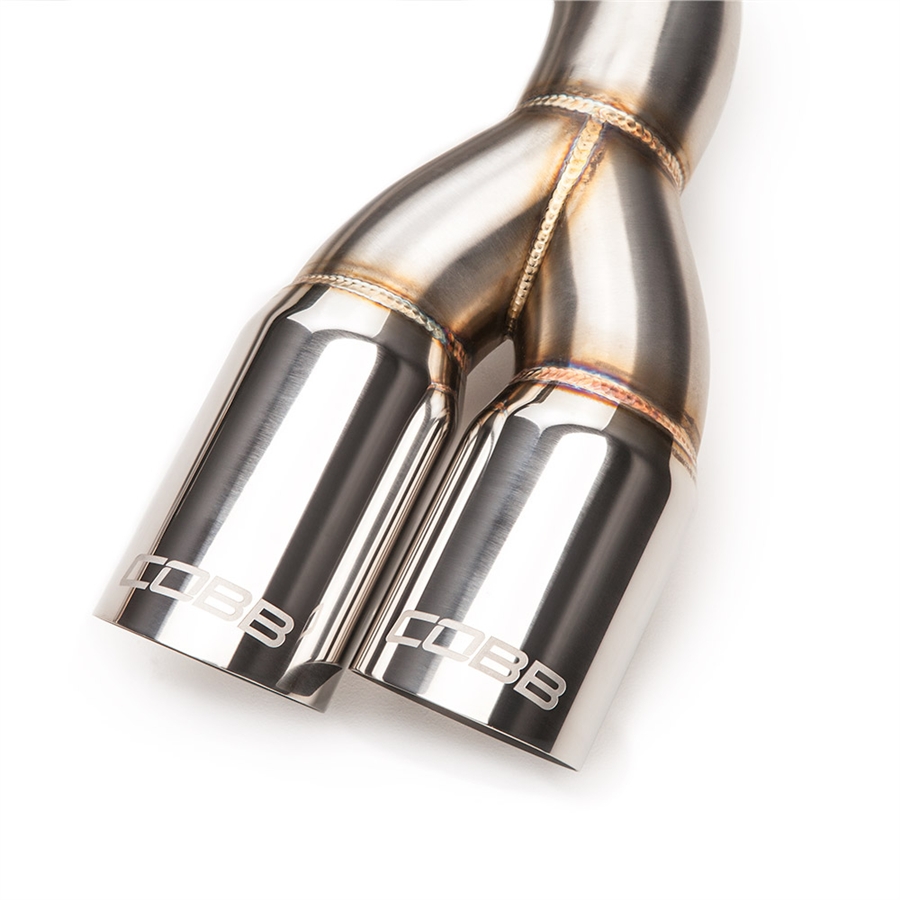 COBB  Mitsubishi EVO X SS 3in Quad-Tip Cat-Back Exhaust