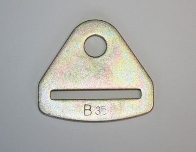 Grayston 50Mm (2In) Flat Anchor Plate – Black Coated