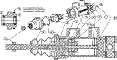 AP Racing Repair Kit 0.62 5854/5
