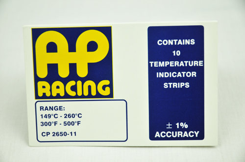 AP Racing Racing Temp Strip APr 10Xstickers