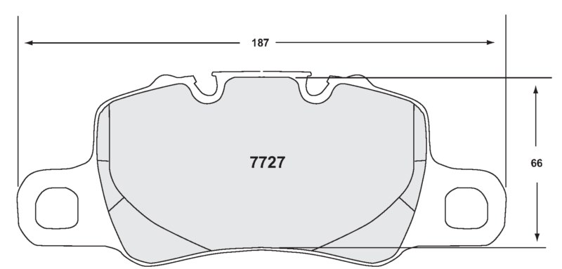 PFC 7727 Race Pad Set – 11 Compound 18 mm