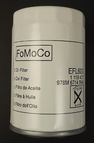 Ford Puma, Zetec S EFL600 Oil Filter