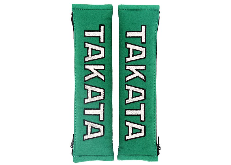 Takata 2in  padding Dinamica micro-fiber material with zipper Green