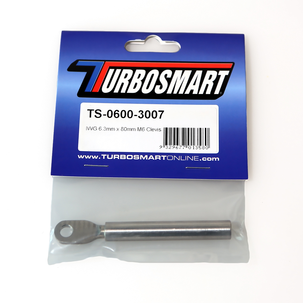 Turbosmart Clevis Suit IWG75 (M6 Thread) 6.3mm (Hole) x 80mm