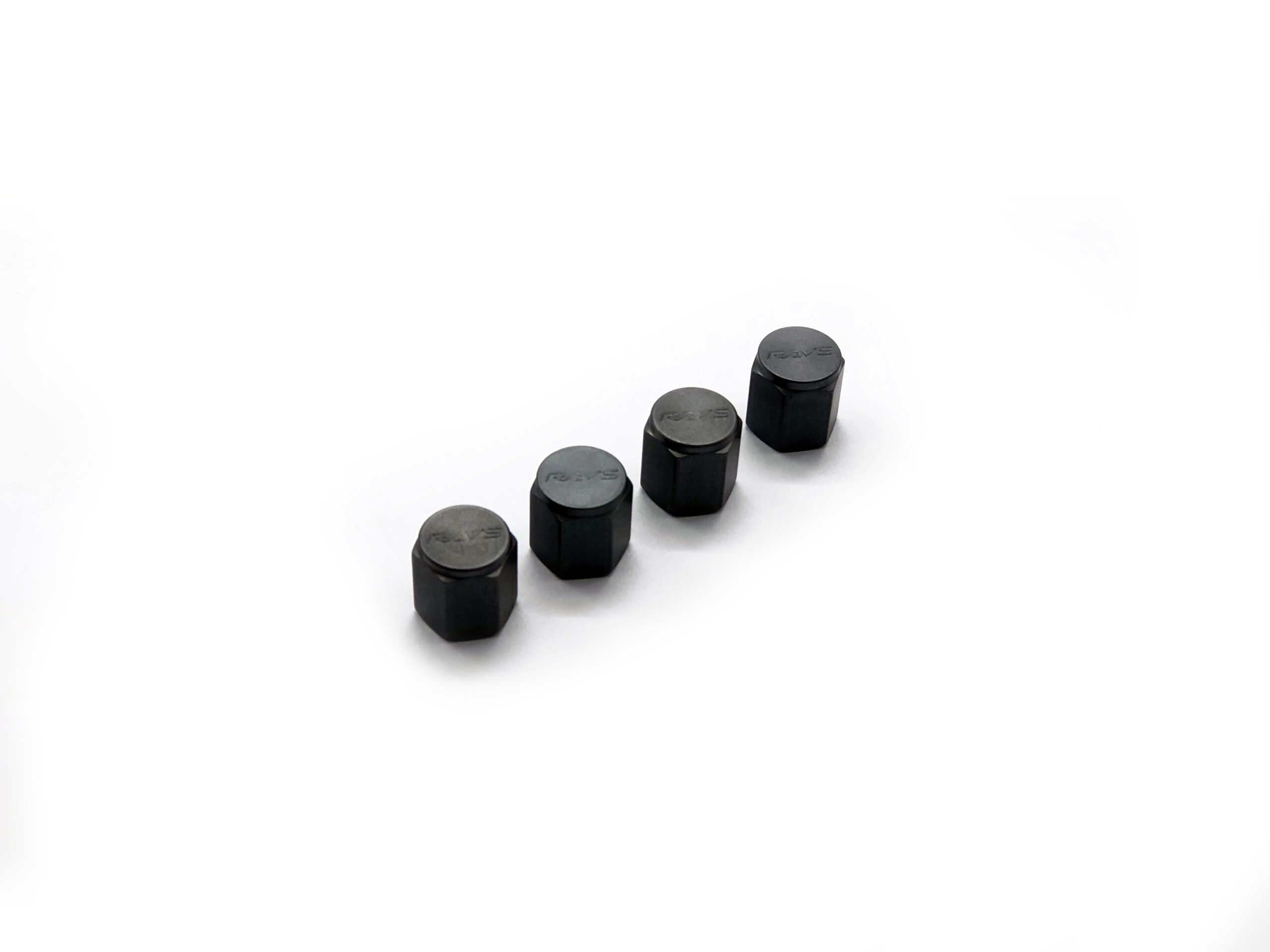 RAYS ALUMINUM VALVE CAP 4PC SET GM