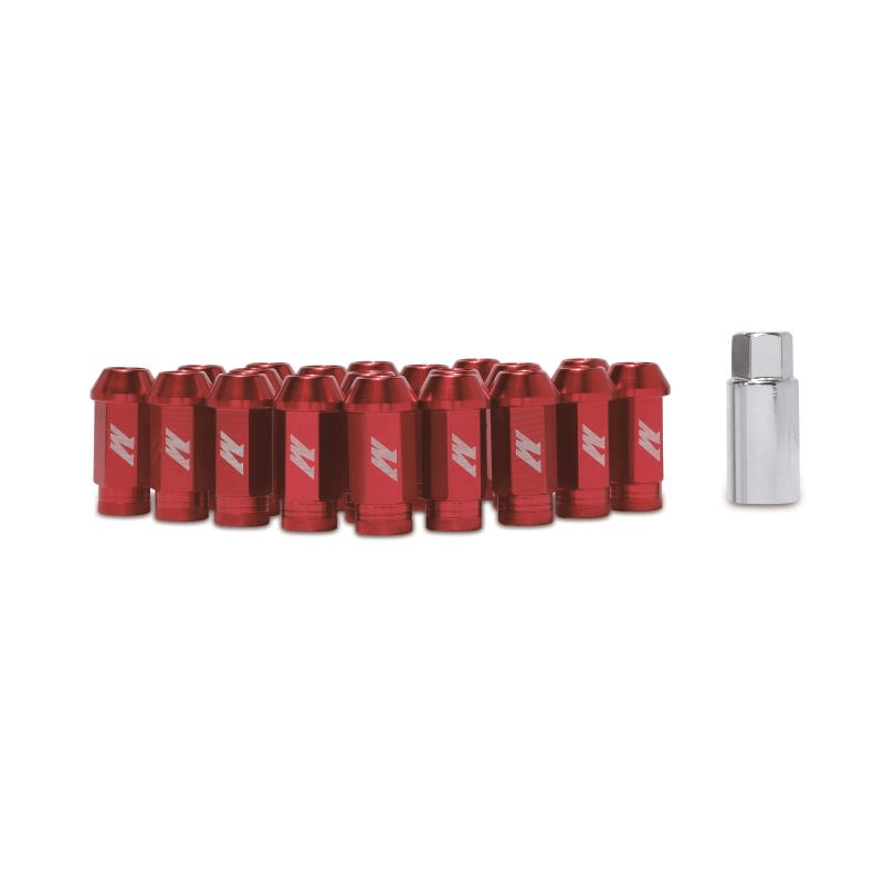 Mishimoto Aluminum Locking Lug Nuts M12 x 1.25 Red